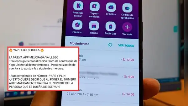 ¡Cuidado! Denuncian que ciberdelincuentes crearon falso Yape: app simula hasta pagos a Plin
