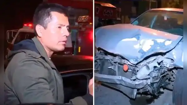 SJL: coronel choca su vehículo contra taxi y denuncian que habría estado alcoholizado