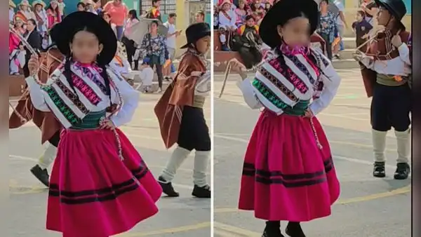 Niña venezolana se luce bailando música peruana y sorprende: “Se sabe el himno nacional”