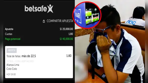 Alianza Lima y Colo-Colo empatan e hincha pierde S/25.000 en apuesta
