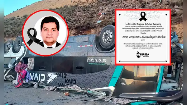 Accidente en Ayacucho: médico fallecido en accidente fue obligado a viajar para pedir documento