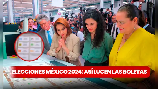 Elecciones México 2024: así lucirán las boletas electorales este domingo 2 de junio