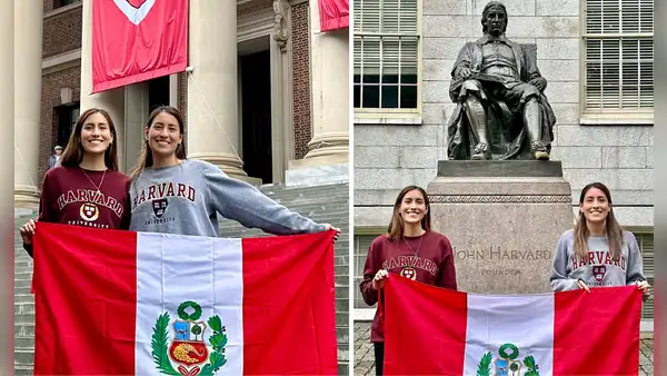 Mellizas peruanas hacen historia en HARVARD: son las primeras hermanas de todo el mundo en ingresar juntas
