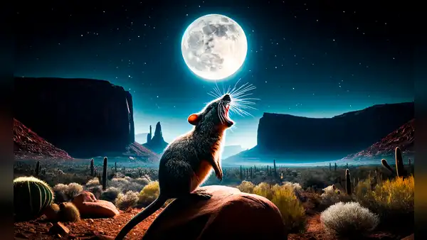 Descubre el roedor carnívoro que aúlla como lobo y solo se encuentra en Estados Unidos