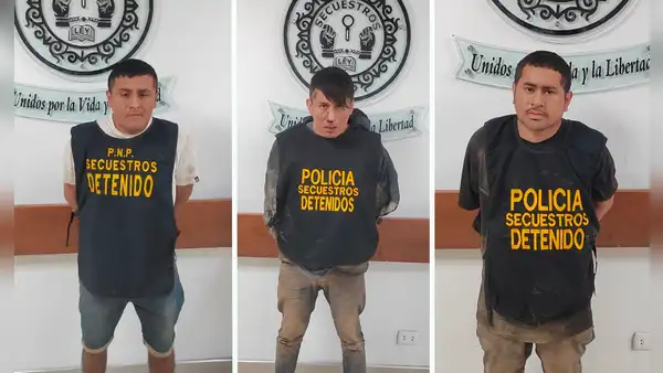 ¿Quiénes son los 3 delincuentes capturados por la PNP tras el rescate de la empresaria Jackeline Salazar?