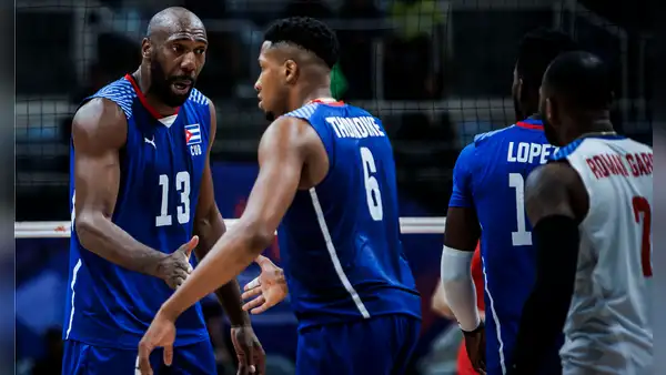 ¡Zarpazo de los Leones! Cuba ganó 3-1 a Irán y suma 3 triunfos en la Liga de Naciones de Voleibol 2024