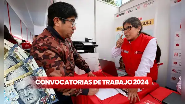 ¡Trabaja en el Estado con sueldos de hasta S/14.500! Convocatorias disponibles del 28 de mayo al 2 de junio