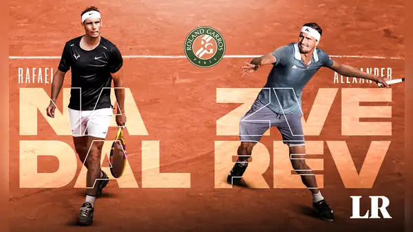 Rafael Nadal vs. Alexander Zverev ENVIVO: ¿cómo ver el duelo por la primera ronda de Roland Garros?