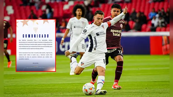 LDU y su firme respuesta tras denuncia de Universitario por actos xenófobos y homofóbicos contra Bustos