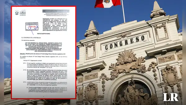 Ley contra el Crimen Organizado: estas son las modificaciones que se harían de aprobarse la nueva reforma