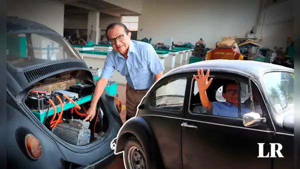 Investigadores de la UNI convierten un Volkswagen de 1965 en un auto eléctrico y sostenible