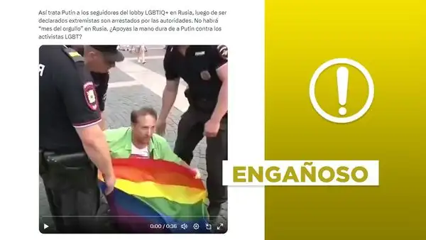 Detención de activista LGBT en Rusia no ocurrió en 2024 ni tras sentencia que declara “extremista” a colectivo