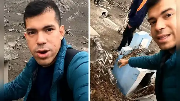Panameño queda asombrado tras visitar el cementerio más aterrador del Perú: “El olor es fuerte”