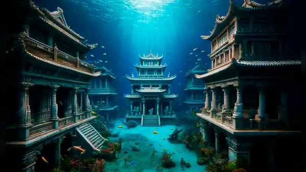 La misteriosa ciudad bajo el mar construida hace 700 años que se mantiene intacta pese al tiempo: no es Atlántida