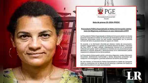 Procuraduría solicitó inicio de investigaciones por presunto peculado de presidenta del IRTP