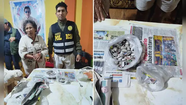 Cayó la "Tía voladora": detienen en Trujillo a anciana acusada de vender quetes de cocaína