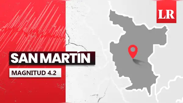 Temblor de magnitud 4.2 se sintió en San Martín hoy, según IGP