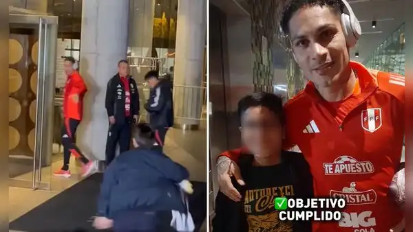 Niño peruano logró autógrafo de Paolo Guerrero tras sorprender a seguridad: “Mi ídolo de toda la vida”