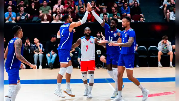 ¡Victoria sufrida! Cuba gana 3-2 a Francia y rescató 2 puntos en la segunda semana de la VNL 2024