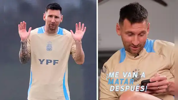 Messi revela por qué borra los mensajes de WhatsApp: "Me van a matar después"