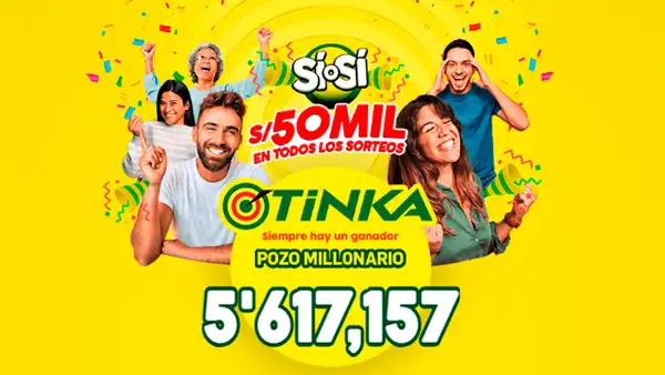 Resultados de La Tinka del domingo 9 de junio: mira el sorteo y números ganadores