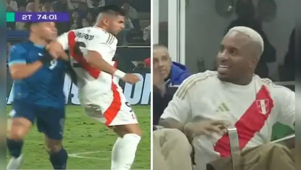 Farfán y su alarmante reacción al codazo de Zambrano: "No le interesa por más que le hables"