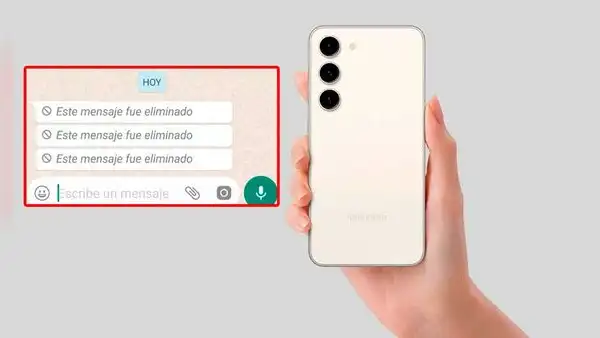¿Posees un teléfono Samsung? Así puedes saber qué decía un mensaje borrado de WhatsApp