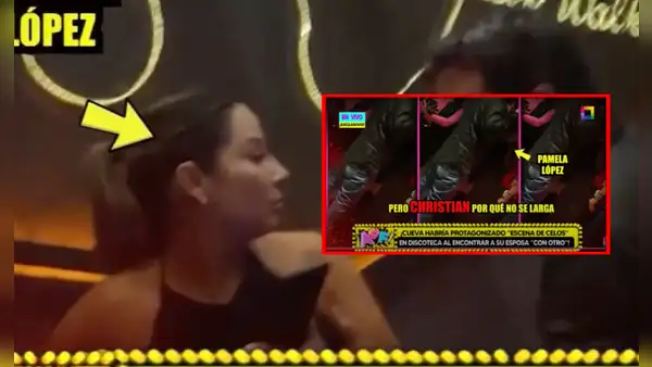 Christian Cueva increpa a Pamela López en discoteca al verla con otro y ella responde: "¿Por qué no se larga?"