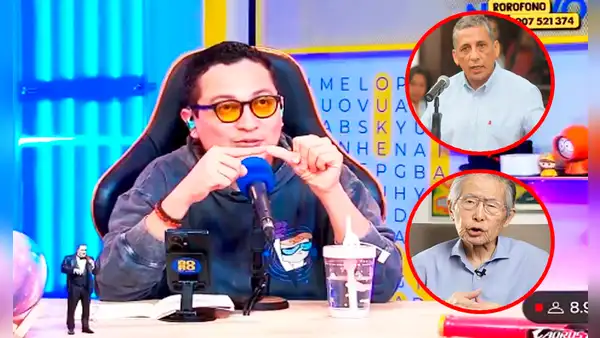 Youtuber peruano revela por quién votaría en una segunda vuelta entre Alberto Fujimori y Antauro Humala