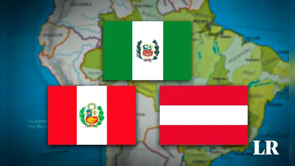 Las únicas banderas que son muy similares a la de Perú: una de ellas posee un escudo casi idéntico