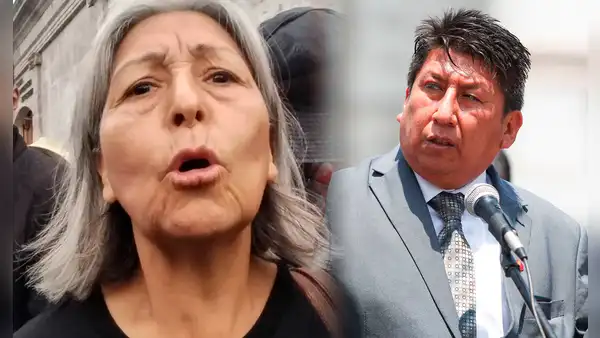 Congresistas Waldemar Cerrón y María Agüero, de Perú Libre, son expulsados de mercado: "¡Fuera, corruptos!"