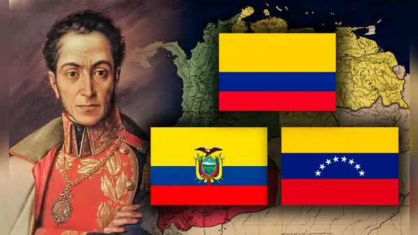 La razón por la que las banderas de Colombia, Ecuador y Venezuela son casi idénticas