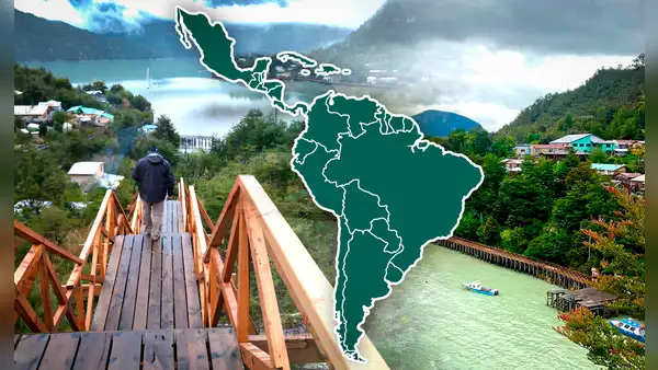 Conoce el curioso pueblo de América Latina donde solo te trasladas caminando por puentes de madera