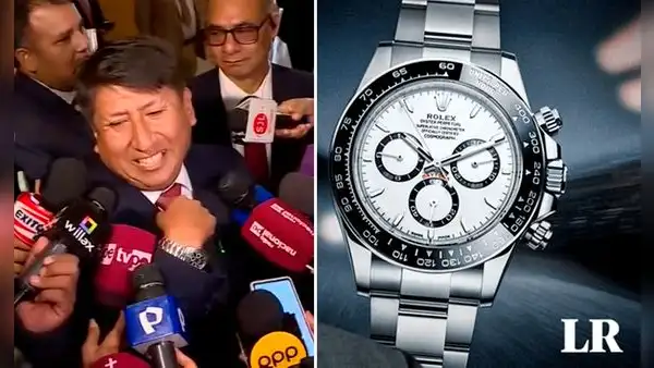 Waldemar Cerrón muestra reloj y descarta que sea un Rolex: “Lo compré en Las Malvinas”