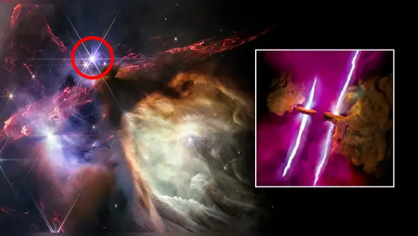Científicos descubren disparos energéticos paralelos de 2 estrellas jóvenes: "Es absolutamente descabellado"