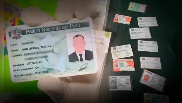 SJM: cae banda que falsificaba carnets de la Policía y permisos temporales de permanencia de Migraciones