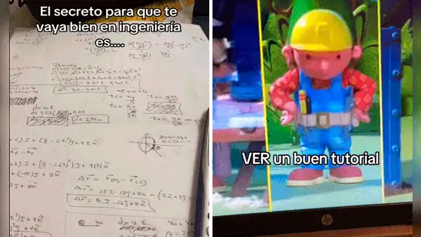 Estudiante de Ingeniería se motiva viendo ‘Bob el constructor’ para aprobar exámenes: “Vamos, muchacha, sí podemos”