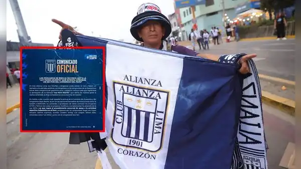 Alianza Lima emite polémico comunicado en contra la modificación de la ley concursal y apunta a congresistas