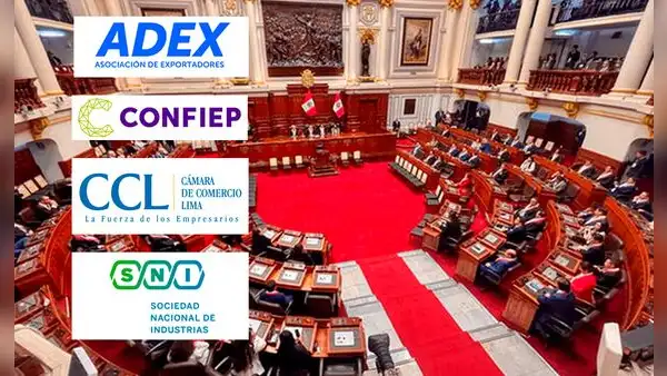 Gremios empresariales y sindicatos rechazan paquetazo de leyes que busca aprobar el Congreso