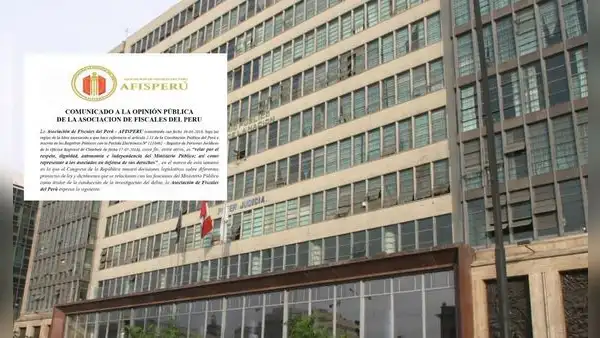 Asociación de fiscales rechaza proyectos que desmantelan al Ministerio Público y limita sus funciones