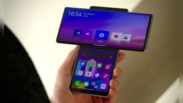 ¿Qué pasó con el LG Wing, el celular futurista que tenía una doble pantalla en forma de 'T'?