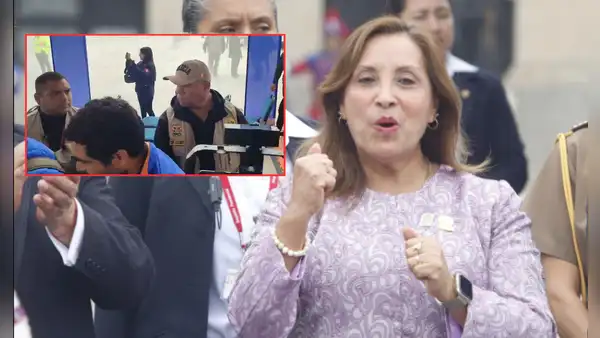 Dina Boluarte: periodistas fueron cercados nuevamente por personal de seguridad de la presidenta en Chancay