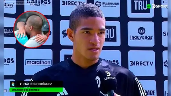 Alberto Rodríguez y el sentido mensaje a su hijo tras perder la final de la Copa Mitad del Mundo