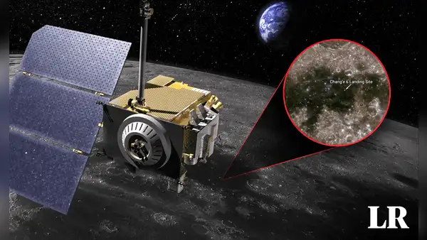 La NASA capta imágenes reveladoras de la sonda china Chang'e-6 en la cara oculta de la Luna