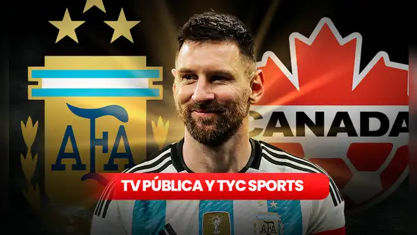 Argentina vs. Canadá vía TV Pública, Tyc Sports y Telefé por la Copa América 2024