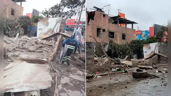 A un mes de explosión en grifo de VMT familias afectadas aún no son indemnizados: "Nuestra casa sigue en escombros"