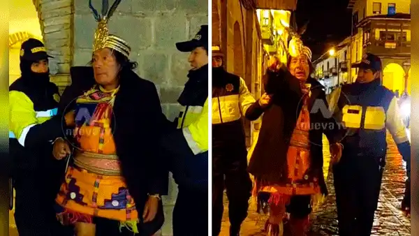 Encuentran a hombre ebrio disfrazado de inca en Cusco y le dicen: “Ayar Huasca previas al Inti Raymi”