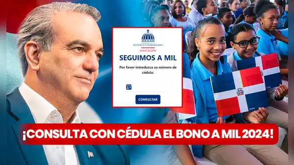 Bono a Mil consultar con CÉDULA: verifica si accedes a los RD$1.000 que entrega el MINERD