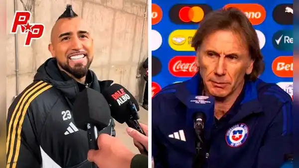 Vidal dispara contra Gareca tras empate de Perú vs. Chile: "Conmigo es otra cosa, pero así lo quiso el DT"