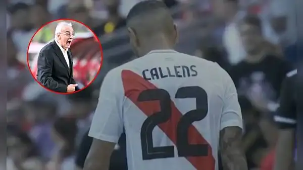 Fossati tuvo fuerte reclamo a Callens tras error en defensa que casi deriva en gol de Canadá ante Perú por la Copa América
